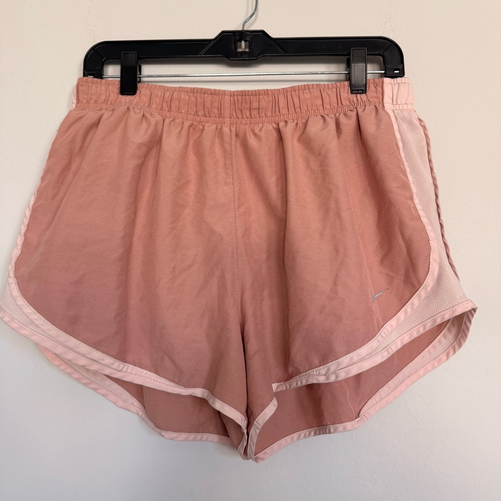 Nike Dri-FIT Tempo Running Shorts Womens Medium Pink Athletic Lined Gym Training
